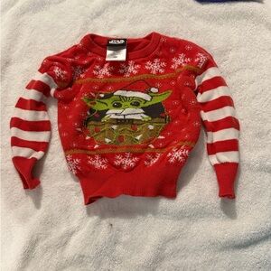 Star Wars Red Sweater with Snowflake Design